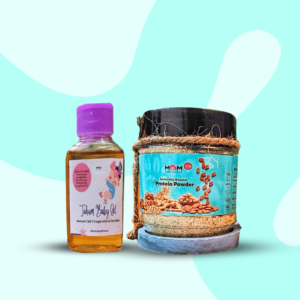 Bundle deal Protein Powder jar & Takum Baby Oil buy in Pakistan