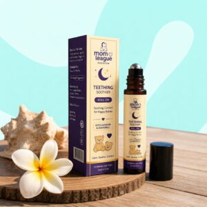 Natural Teething Roll On Soother | Lavender & Chamomile Relief (External Use)